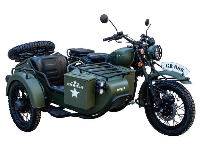 Мотоцикл с коляской GROZA DEFENDER 500 - фото 3 - id-p224312354