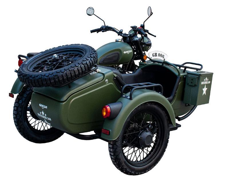Мотоцикл с коляской GROZA DEFENDER 500 - фото 6 - id-p224312354