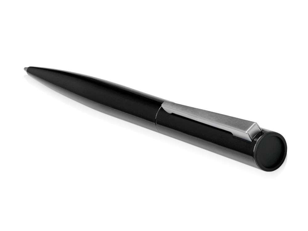 Ручка металлическая шариковая Icicle под полимерную наклейку, черный - фото 4 - id-p224312954