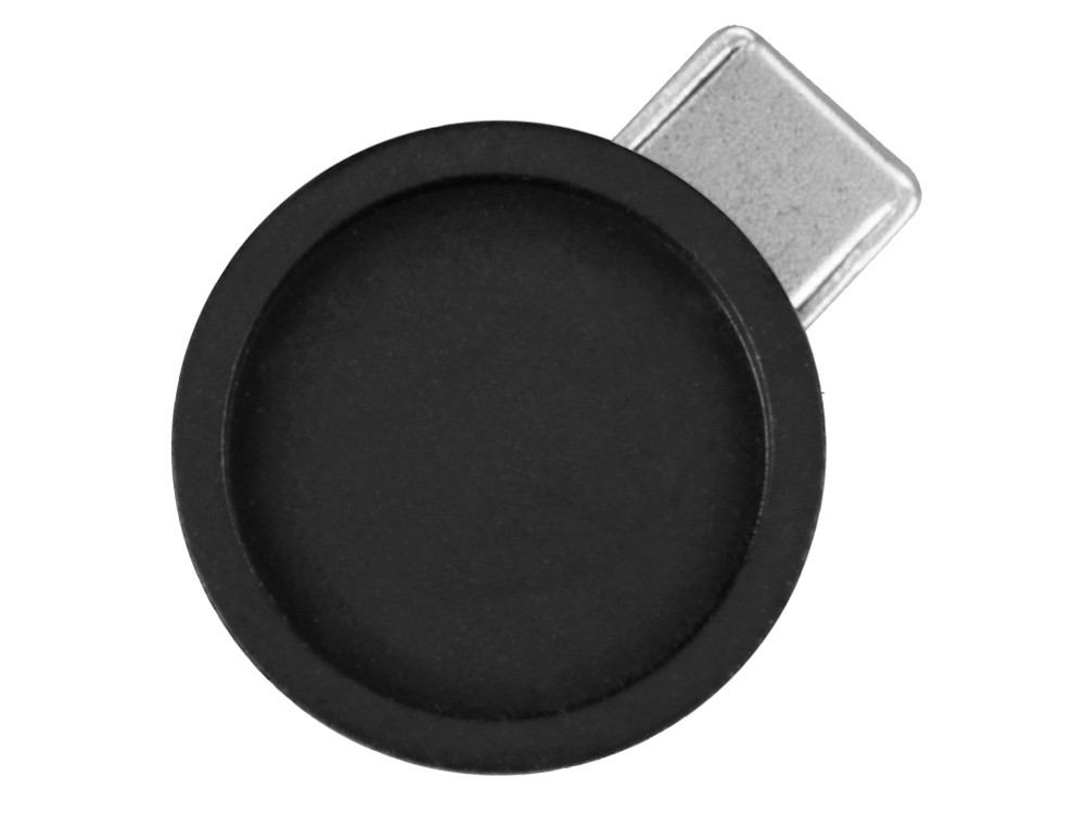 Ручка металлическая шариковая Icicle под полимерную наклейку, черный - фото 5 - id-p224312954