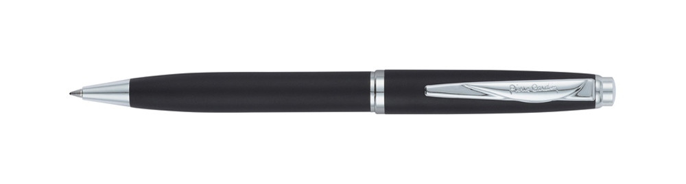 Ручка шариковая Pierre Cardin GAMME Classic с поворотным механизмом, черный матовый/серебро - фото 2 - id-p224312968