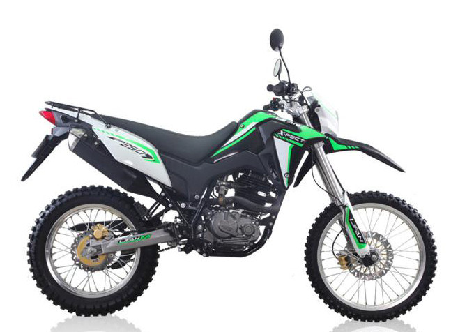 Мотоцикл Lifan X-PECT 250 (LF250GY-3) зеленый - фото 1 - id-p224312530