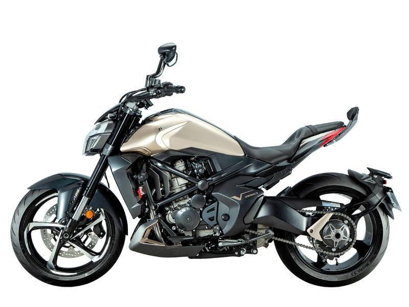 Мотоцикл ZONTES ZT350-V1 серебристый - фото 2 - id-p224312561