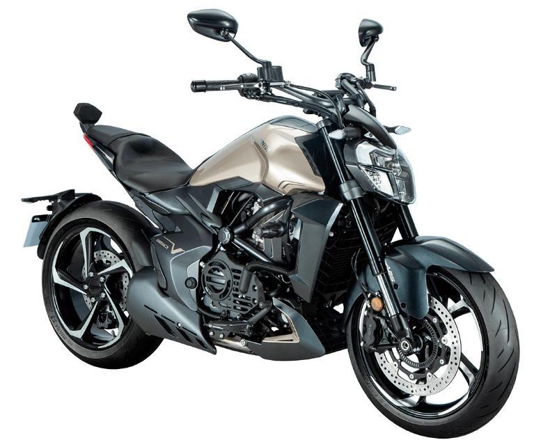 Мотоцикл ZONTES ZT350-V1 серебристый - фото 3 - id-p224312561