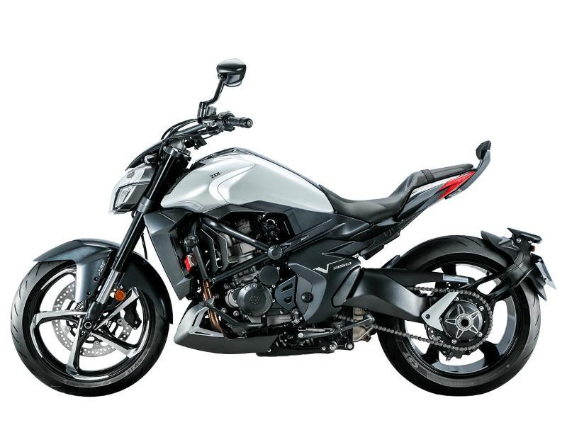 Мотоцикл ZONTES ZT350-V1 серебристый - фото 8 - id-p224312561
