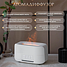 Увлажнитель воздуха с эффектом пламени Flame Aroma Humidifier ТС-030-А, 5 в 1 (аромадиффузор, часы, будильник,, фото 2