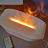 Увлажнитель воздуха с эффектом пламени Flame Aroma Humidifier ТС-030-А, 5 в 1 (аромадиффузор, часы, будильник,, фото 3