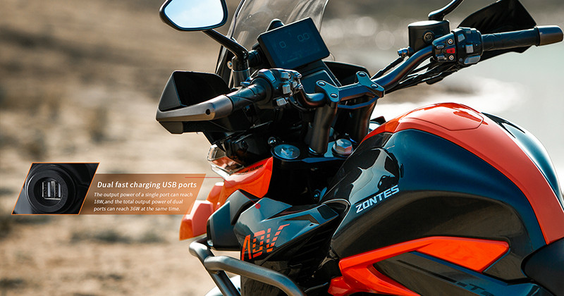 Мотоцикл ZONTES ZT350-T черный - фото 10 - id-p224312581