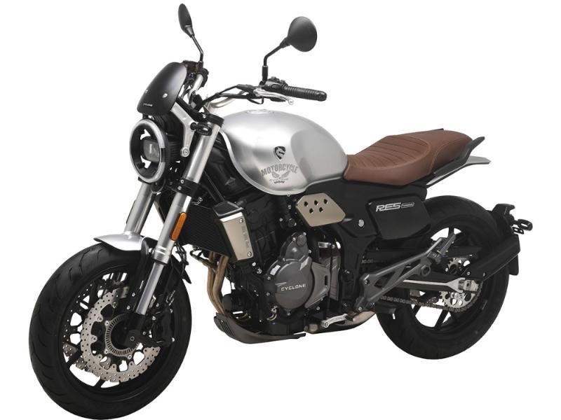 Мотоцикл CYCLONE RE5 (SR600) серебристый - фото 5 - id-p224312589