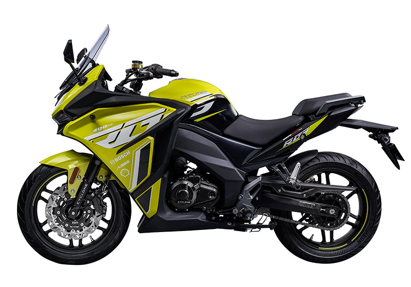 Мотоцикл CYCLONE RG401 (SR400GS-B) желтый - фото 2 - id-p224312590