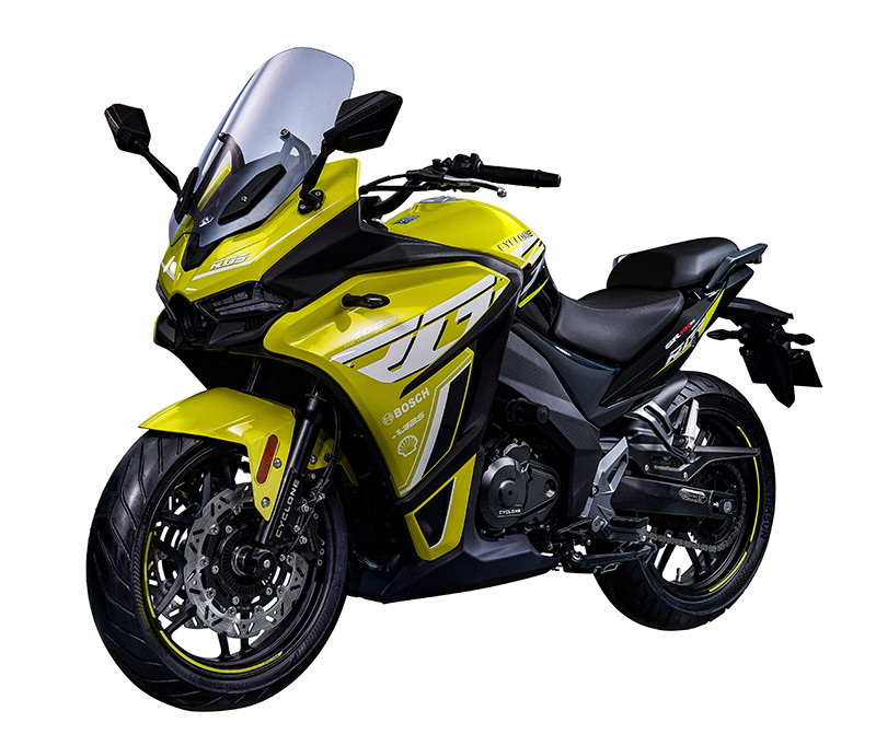Мотоцикл CYCLONE RG401 (SR400GS-B) желтый - фото 4 - id-p224312590