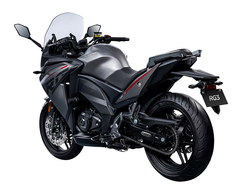 Мотоцикл CYCLONE RG401 (SR400GS-B) серый - фото 8 - id-p224312592