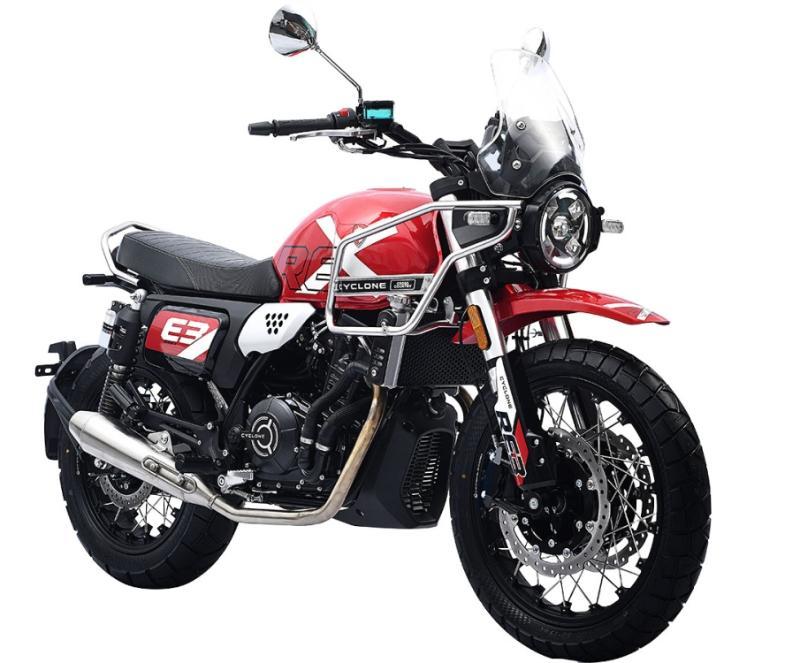 Мотоцикл CYCLONE RE3 Scrambler (SR400-A) зеленый - фото 2 - id-p224312593