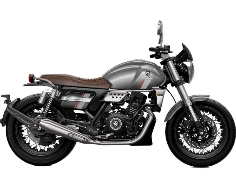 Мотоцикл CYCLONE RE401 (SR400-B) серебристый