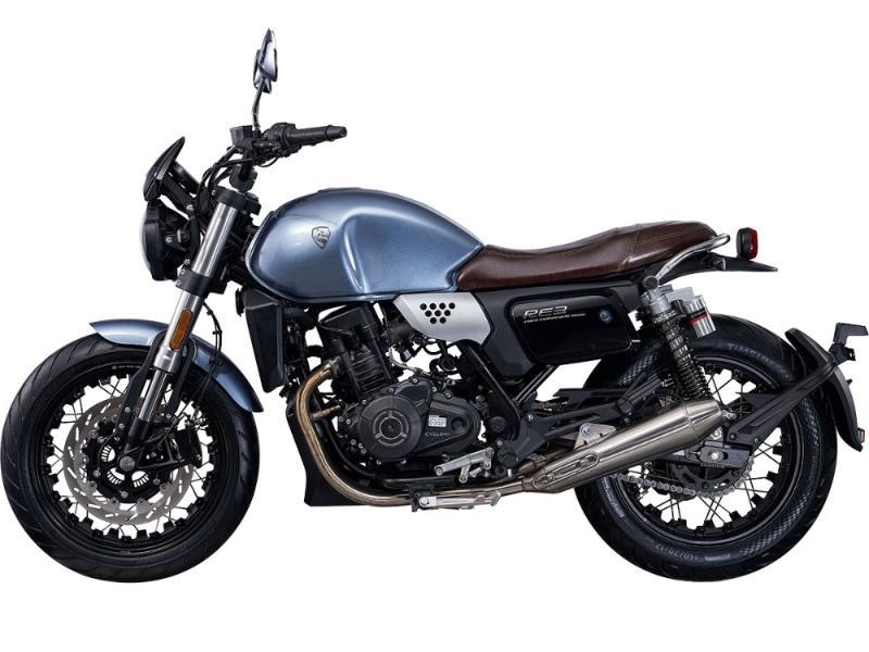 Мотоцикл CYCLONE RE3 (SR400) синий - фото 7 - id-p224312598