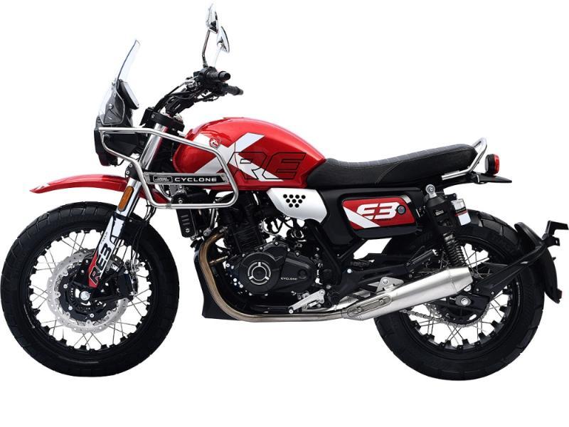 Мотоцикл CYCLONE RE3 Scrambler (SR400-A) серый - фото 6 - id-p224312599