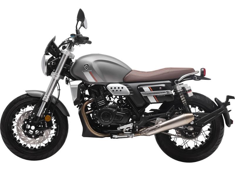 Мотоцикл CYCLONE RE401 (SR400-B) серый - фото 5 - id-p224312605