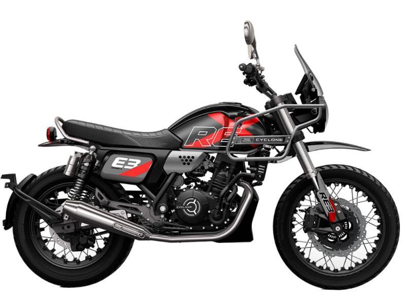 Мотоцикл CYCLONE RE3 Scrambler (SR400-A) черный - фото 1 - id-p224312610