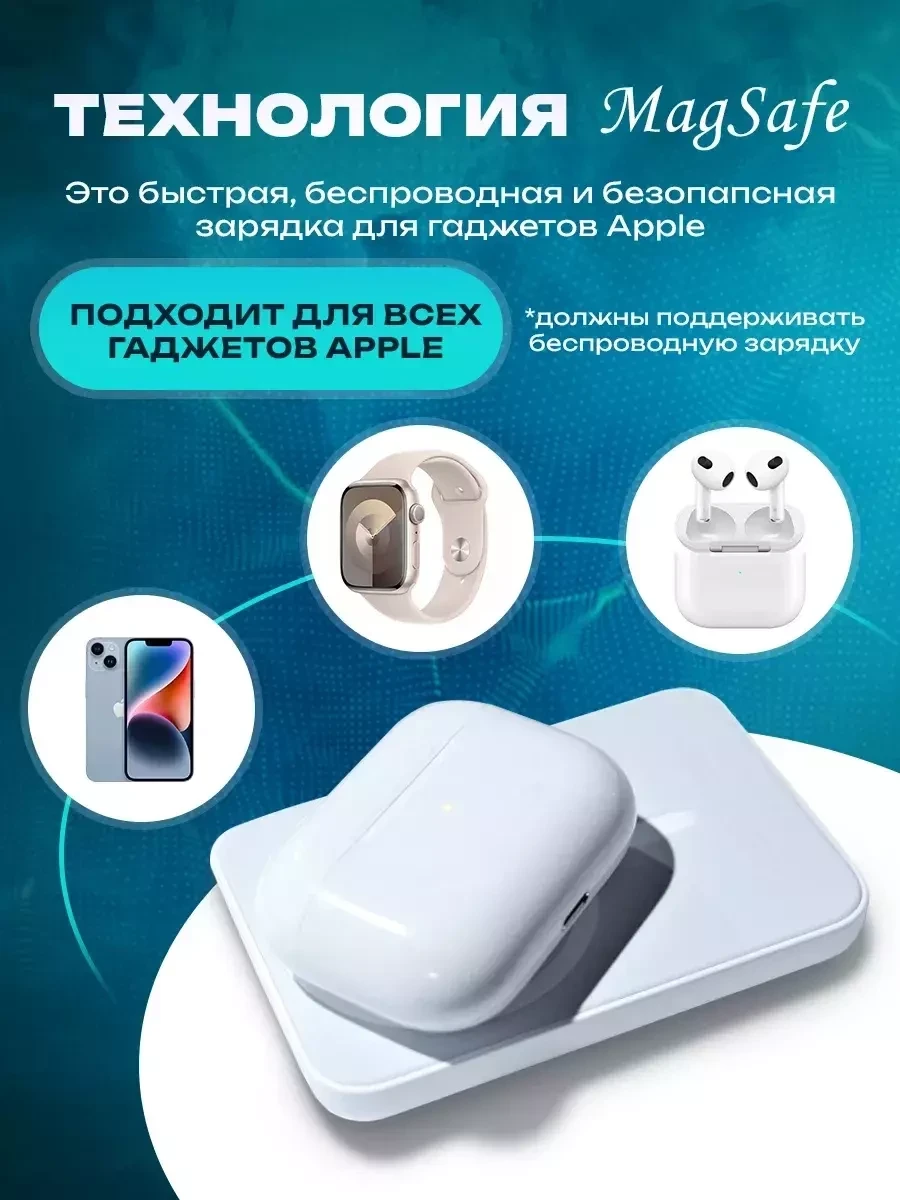 Беспроводная зарядка XSet на iphone 5000 / Магнитный аккумулятор - фото 5 - id-p224312005