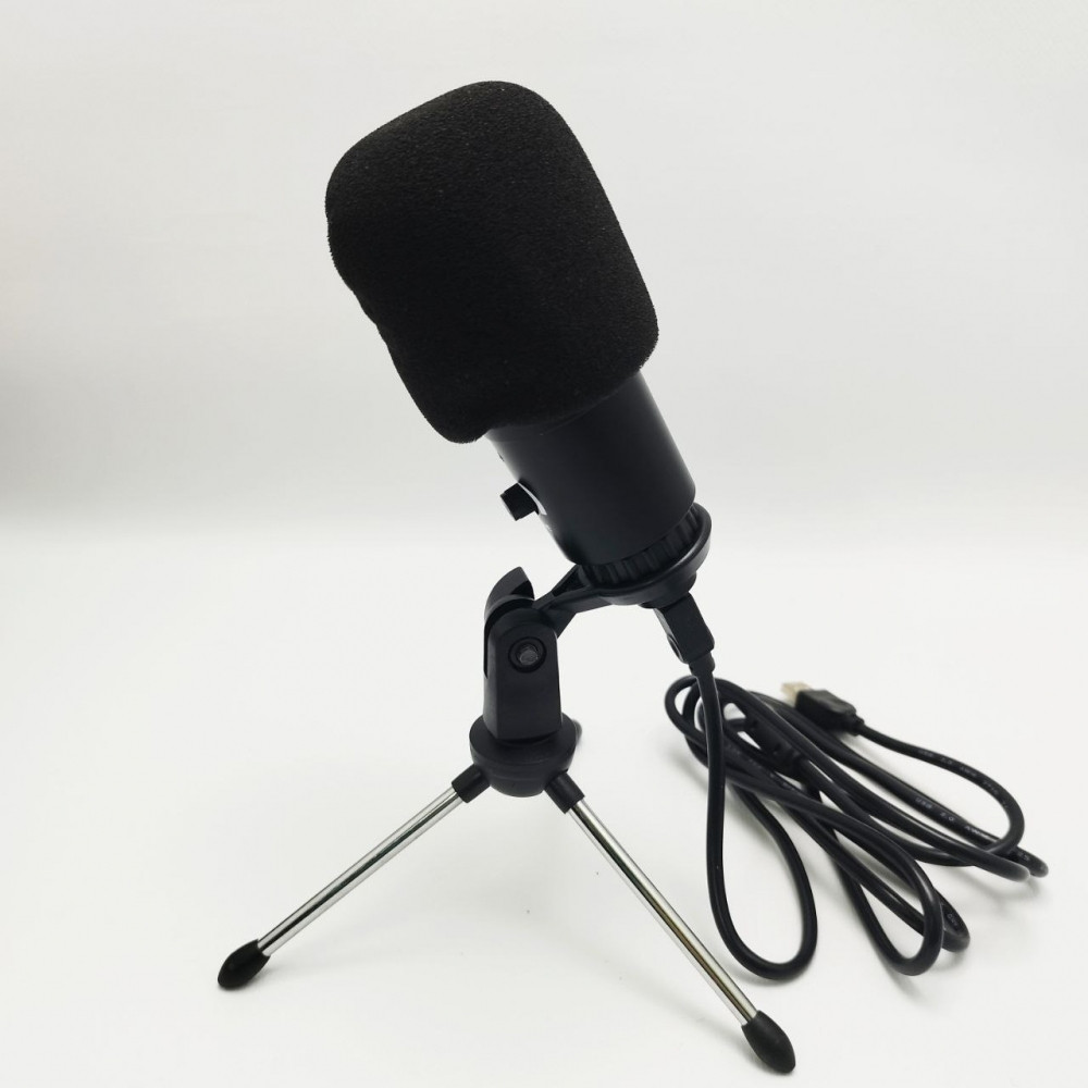 Микрофон динамический с мини-штативным стендом для ноутбуков или ПК Condenser Microphone. Штатив U8 192 кГц - фото 4 - id-p224287474