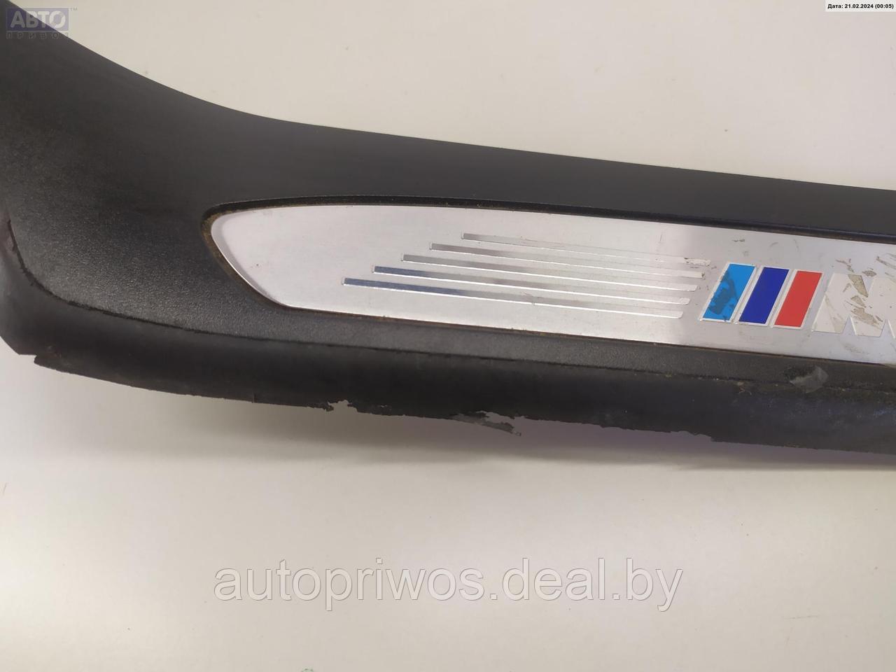 Накладка на порог внутренняя (салона) BMW 5 E60/E61 (2003-2010) - фото 3 - id-p224314048
