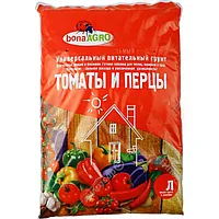 Грунт питательный bonaAGRO для томатов и перца 10л