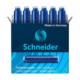 Патроны чернильные Schneider синие (6 штук)
