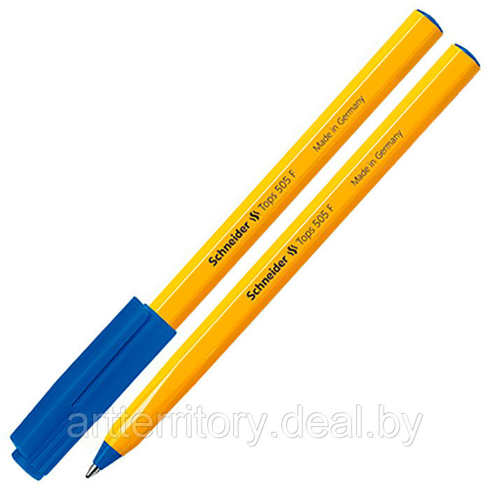 Ручка шариковая Schneider 505 F (синяя) - фото 1 - id-p224314248