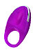 Виброкольцо с ресничками перезаряжаемое JOS  RICO, Силикон, Фиолетовый, 9 см, фото 5