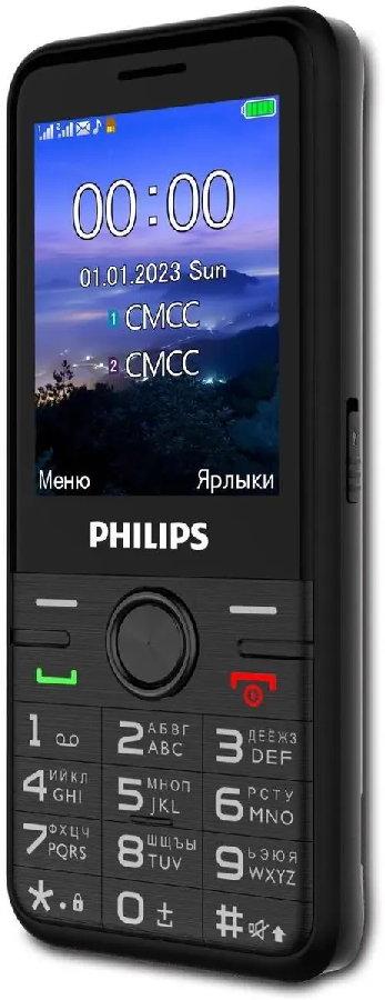 Кнопочный телефон Philips Xenium E6500 LTE (черный) - фото 3 - id-p208292473