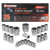 Набор головок слесарных ForceKraft FK-50121G