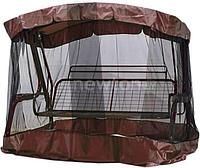 Москитная сетка МебельСад АМС эконом 220x145x175 см (черно-коричневый)