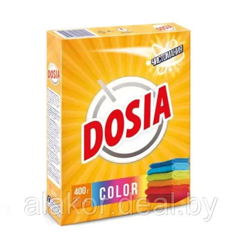 Порошок стиральный для ручной и машинной стирки Универсальный Color, DOSIA, 400
