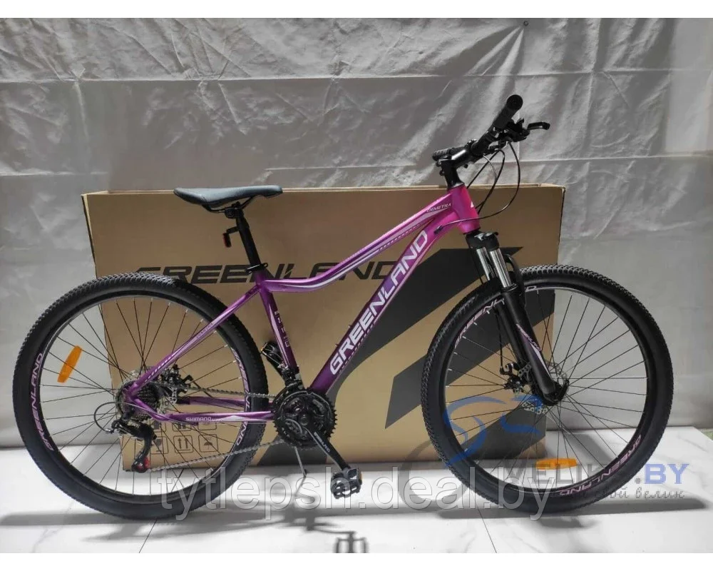 Велосипед GREENLAND DEMETRA 27.5 (2024) (черный/серебристый) - фото 4 - id-p224319295