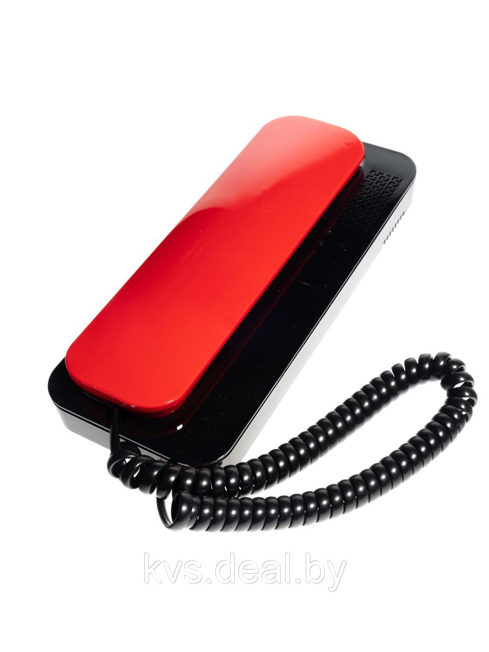 Домофонная трубка квартирная переговорная Unifon Smart U красно-черн. - фото 3 - id-p224315466