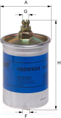 Топливный фильтр Hengst H80WK04 - фото 1 - id-p224319916