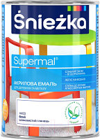 Эмаль Sniezka Supermal акриловая для ПВХ