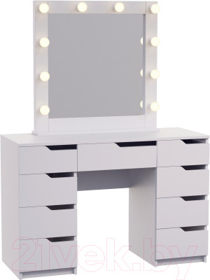 Туалетный столик с зеркалом Мир Мебели SV-56 с подсветкой - фото 1 - id-p224322984