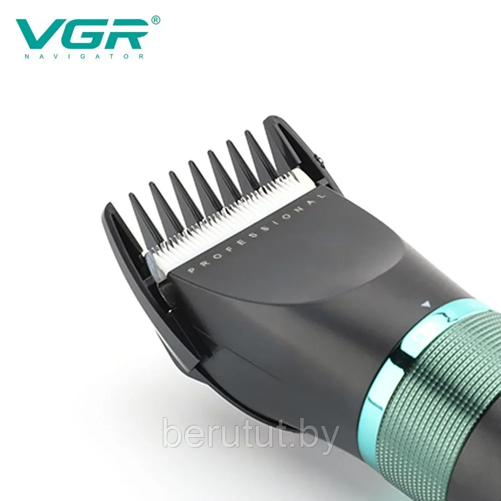 Машинка для стрижки волос триммер профессиональный VGR V-163 - фото 3 - id-p224326016