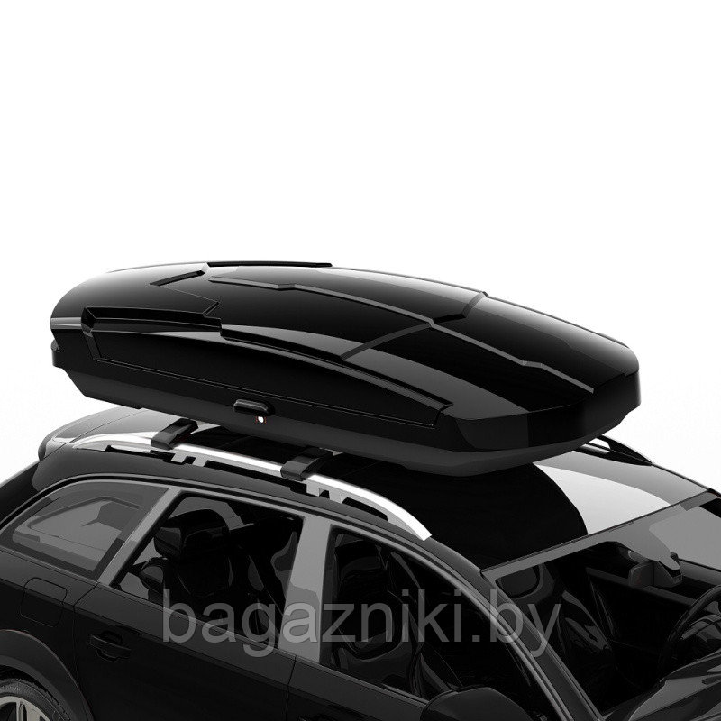 Автобокс Sotra VOLCANO (223х93х45см;750л) черный глянец - фото 6 - id-p224326594