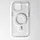 Чехол-накладка для Apple Iphone 15 pro (силикон+TPU) прозрачный Clear Case с MagSafe, фото 3