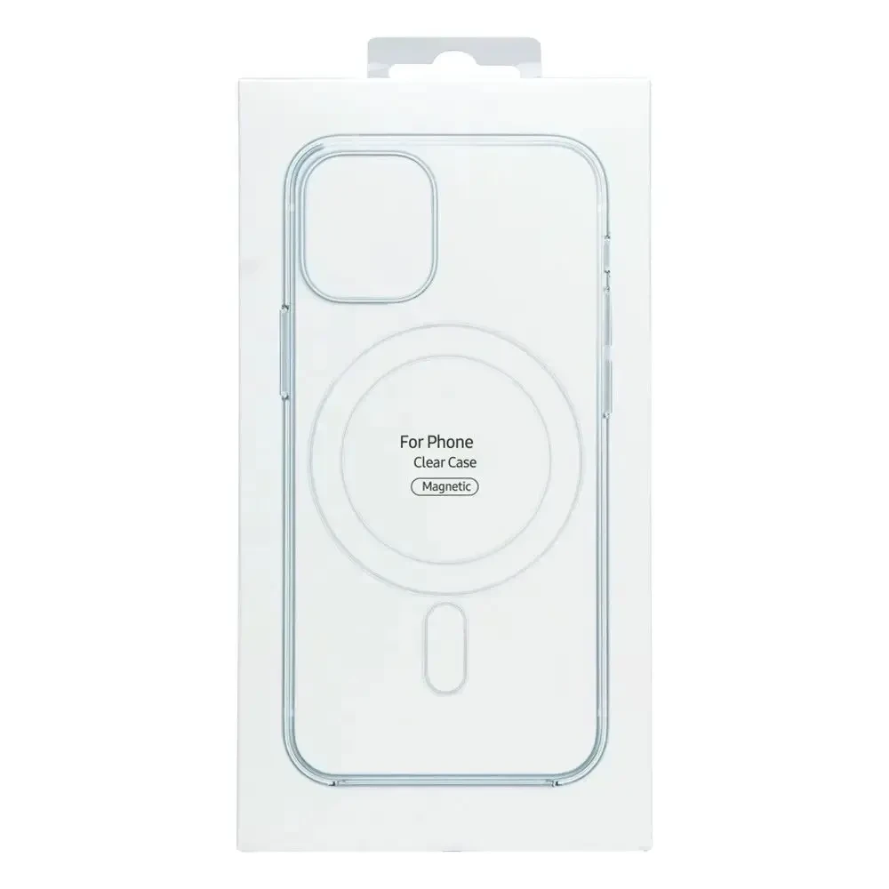 Чехол-накладка для Apple Iphone 15 pro (силикон+TPU) прозрачный Clear Case с MagSafe - фото 4 - id-p224326912