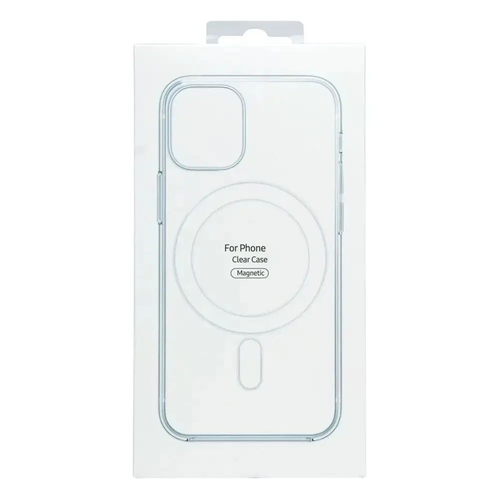 Чехол-накладка для Apple Iphone 15 (силикон+TPU) прозрачный Clear Case с MagSafe - фото 4 - id-p224326931