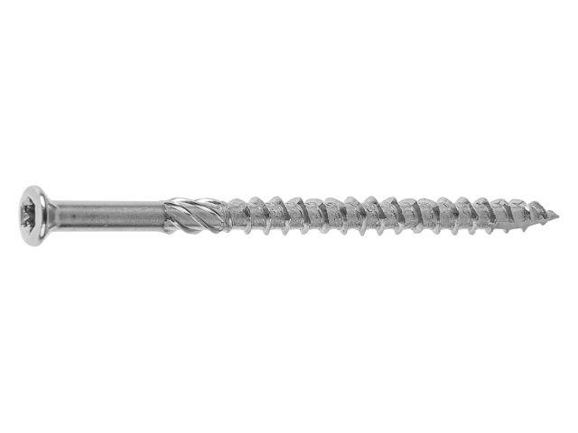 Саморез для террасной доски 5.0х80 мм, нерж. сталь (Aisi 410), TORX25 (50 шт в пласт. конт.) STARFIX - фото 1 - id-p224327343