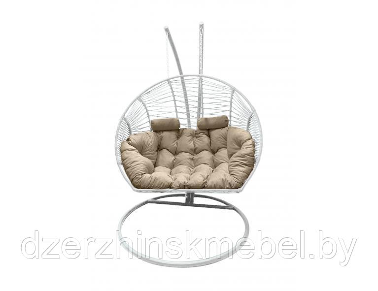 Подвесное кресло кокон Двойной Премиум Зигзаг. Производитель ООО «М Спейс»