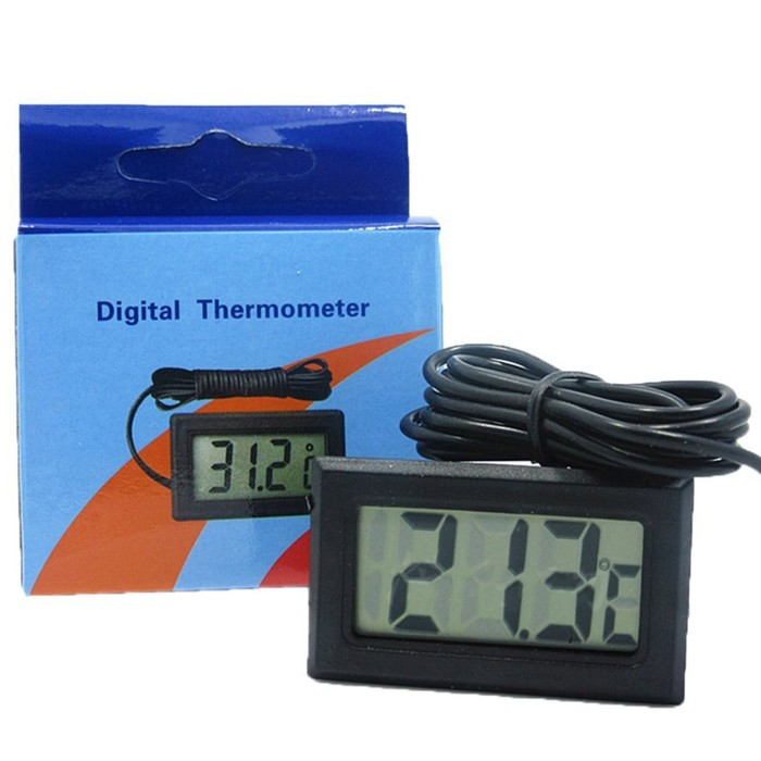Термометр цифровой ET01 с выносным датчиком 2 метра для измерения температуры в инкубаторе, брудере - фото 4 - id-p224327548