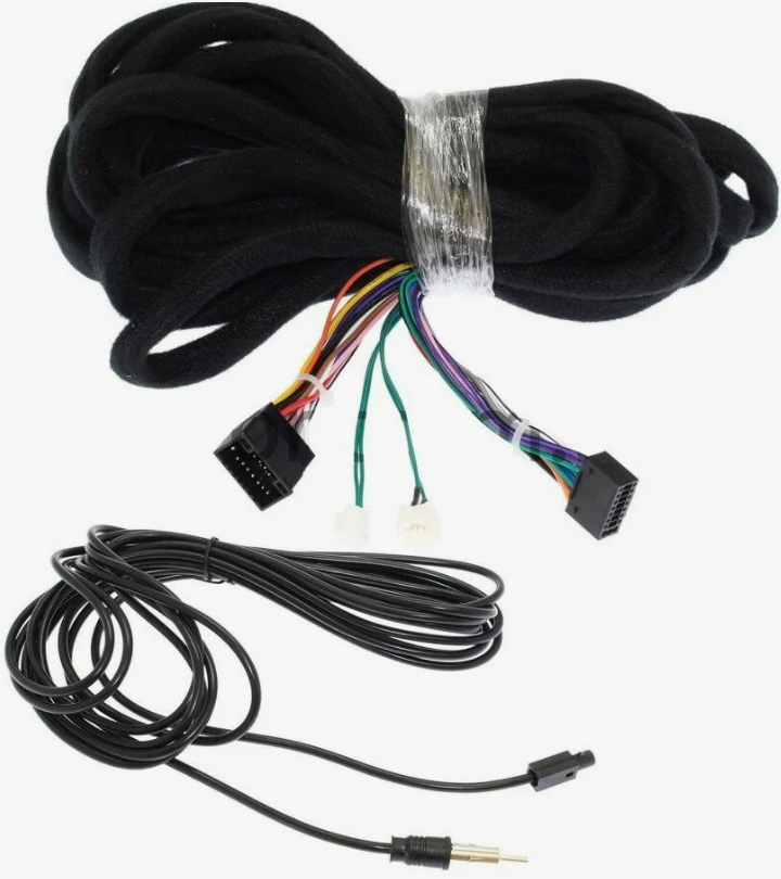 Комплект проводов для BMW удлинитель основного провода магнитолы 6m + радио 6m Fakra (звуковой кабель)