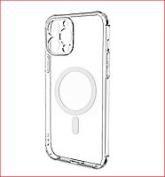 Чехол-накладка для Apple Iphone 13 (силикон) прозрачный с MagSafe