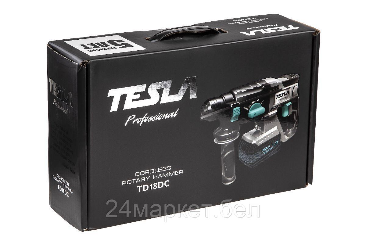 Tesla Перфоратор TESLA TD18DC TO 18В LiION SDS + 20мм 0-1500об/мин 1,9 Дж 3 режима 597883 - фото 9 - id-p224327660