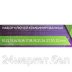 5141P Помощник Ключи комбинированные, набор 14 пр. (10,12-19,21,24,27,30,32мм), фото 3